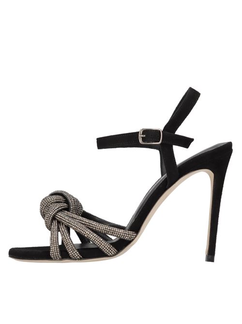 Sandali in pelle ed ecopelle EDDICUOMO | B164/TB CAM.NERO
